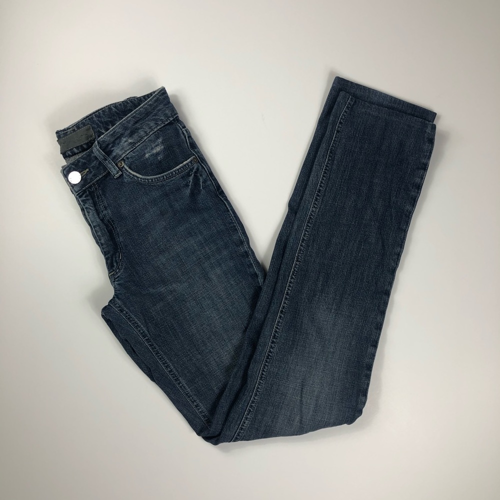 Acne Studios Distressed Blue Jeans sz 28 - Picture 1 of 8